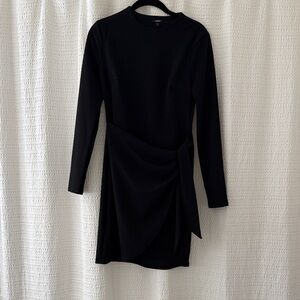 Express Black Long Sleeve Dress